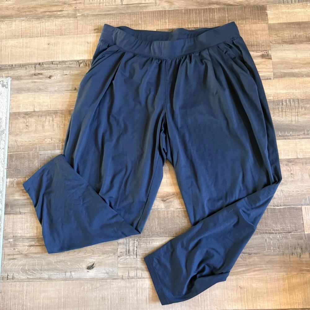 LIVI Women's Navy Blue Joggers 14/16 yoga comfort walk spring brunch modern rela